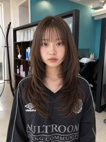 シュシュ 宜野湾店(chou chou)&nbsp;ダークパープル/ナチュラルショート/ミルクブラウン/夏/宜野湾