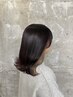 【ブリーチあり*耳掛けが映える】インナーカラー+全体カラー