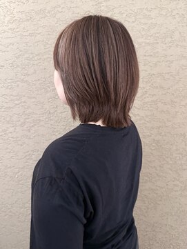 ビファインべクス(Befine becs) 【ブリーチあり】大人女性にもおすすめ！ベージュデザインカラー