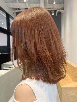 アイティー バイ アルバム 中野店(IT by ALBUM) オレンジベージュ_ウェーブパーマフォギーベージュ_ba280054