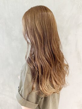 アイティー バイ アルバム 浦和店(IT by ALBUM) ブリーチなしベージュ_ココアブラウンフリンジウェーブ_ba296472