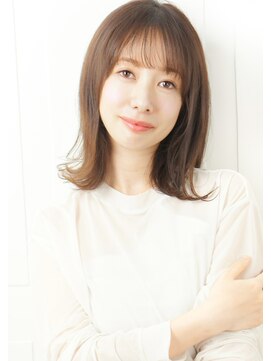 ルエ(rue) 20代３０代４０代５０代ひし形ツヤトップふんわりセミディ