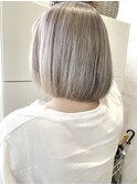 【Lilley 稲永麻衣】ボブ+ハイトーンカラー 天神/今泉
