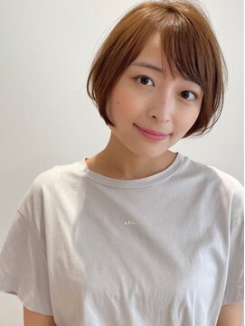 マイラ 銀座(myla) ミントアッシュのナチュラル前下りショート【Yamaki】