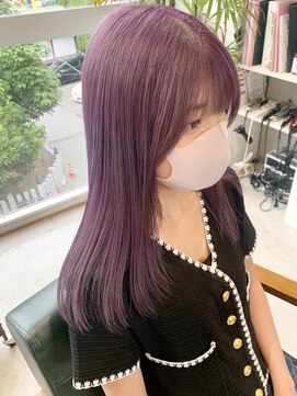 イル(ill) パープルカラー　ブリーチカラー　ハイトーンカラー