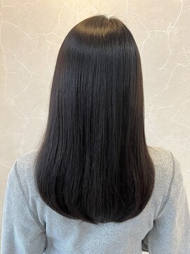 ジーナ 銀座(Zina) 髪質改善＊マロンベージュ＊20代30代＊ミニウルフ【Zina銀座】