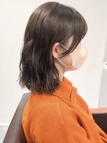 ネイヴィル オモテサンドウ(navile omotesando)&nbsp;☆ブリーチなしグレージュコテ風デジタルパーマボブ☆