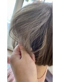脱白髪染め40代50代/艶と手触り◎アッシュグレー