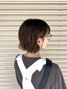 ルーカス(LUCAS) 【坂平枝理加】ぱつっとボブにパーマ