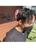 ヘアーシェルターフォーメン(Hair Shelter for men)&nbsp;センターパートツイストスパイラル