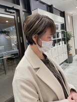 ステアケース 武蔵小杉店(stair:case)&nbsp;脱白髪染めハイライト大人可愛いグレージュ