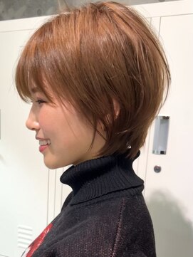 ラフ 新宿(Laff) 新宿 大人可愛い 20代30代40代 小顔ショートボブ 丸みショート