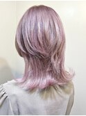 【Lilly渋谷】#ラベンダーシルバー#ウルフカット#学割U24#韓国