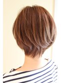 【30代40代50代】シルエットが綺麗に見えるひし形ショートボブ