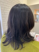 アメイジングヘアー 中沢店(AMAZING HAIR) アッシュブラウン/ミディアムレイヤー/20代30代40代50代