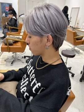 ネイロ 錦糸町(NeiRo) アッシュブラックカルマパーマベリーショートダークアッシュ