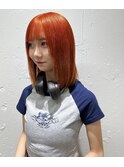 20代30代ダブルカラーブリーチ立体感グラデーション透明感カラー