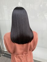 キュア 表参道(CURE)&nbsp;黒髪/グレージュカラー/ココアベージュ/ヘルシーロング[表参道]