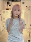 milk pink × face layer