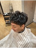 癖毛風パーマ