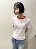 ミニボブ × 暗髪
