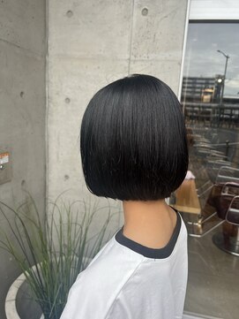 オーガニック ライフ 若葉 鶴ヶ島(organic+life) 20代30代ミニボブココアブラウン小顔美肌ストレート丸み