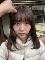 赤み消し透明感グレージュ