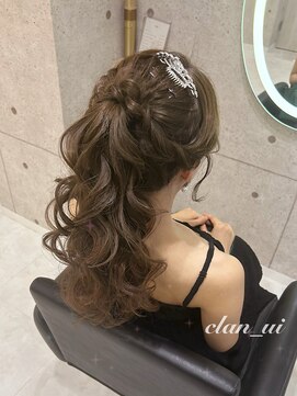 ヘア サロン クラン ソア 心斎橋店(hair salon clan soar) ポニーテール【クランソア】ヘアメ/ヘアセット/心斎橋