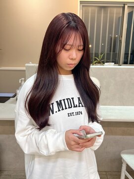 アスラン(ASLAN) 【aslan】レイヤースタイル/顔周りカット/暖色カラー