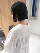 ラミエ バイ メルト 吉祥寺(lamie by melt)&nbsp;"久保田"きりっぱタイトボブ地毛風カラーグレーベージュ