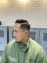 フランクスバーバーリベラルド 横浜(FRANK'S BARBER LIBERALD)&nbsp;MEN’S HAIR/スパイキーショー ト/ミドルフェード/サイドパートU