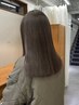 【最新髪質改善ケア】カット＋髪質再整カラー＋4stepプレミアムTR ￥18150