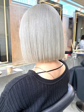 ロンド 表参道店(Lond) イメチェン外ハネボブ美髪ワイドバング/ショートボブ髪質改善