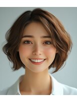 ルシードスタイル アウラ 松戸市五香(LUCIDO STYLE Aura)&nbsp;うる艶ショートボブ【松戸#五香#白髪染め#カラー#髪質改善】