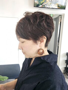 エイス 梅田 中津(Ace) ショートレイヤー　ウェーブパーマ