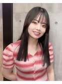ミディアムヘアーグレージュカラー髪質改善　赤坂見附