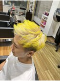 ホワイトベージュ×イエロー