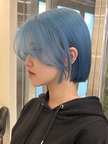 ベル 表参道Terrace(Belle)&nbsp;タッセルボブ×ブルーシルバー×表参道×原宿×渋谷×ハイトーン