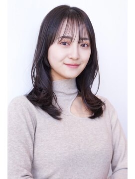 エースハバナ 渋谷(1 HAVANA) 顔周りレイヤー/20代30代大人かわいい/グレージュ