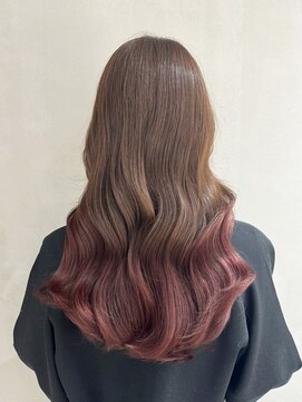 カエラ(kaela) 【kaela satomi】ブリーチなしでできる♪グラデーションカラー