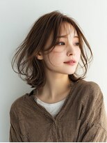 AccessMoon 米沢本店 クラゲヘアー/小顔/ココアベージュ/オリーブグレー/水戸米沢