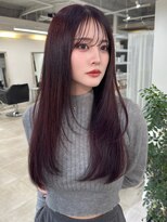 クレム 博多駅店(ChLem)&nbsp;ミディアムレイヤー 艶カラー 暗髪 韓国風 髪質改善 福岡美容室