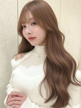 アイトーキョーエス 渋谷(AI TOKYO S) ブリーチなしダブルカラーオリーブベージュ透明感カラー前髪渋谷