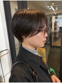 ハンサムショート　ナチュラルアッシュ