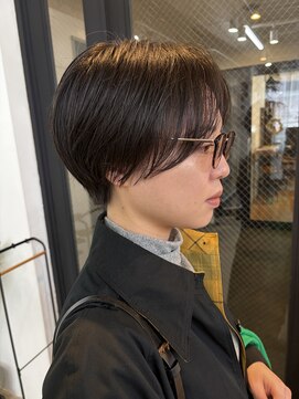 ハンサムショート　ナチュラルアッシュ