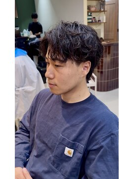 アトラクト バイ ラック 津田沼(Attract by LUCK) シャドウパーマ/津田沼/メンズパーマ/メンズ/ブリーチ