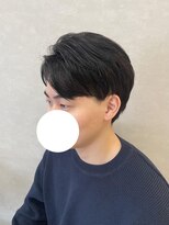 シンプル(Simple)&nbsp;センターパート×根元ピンパーマ