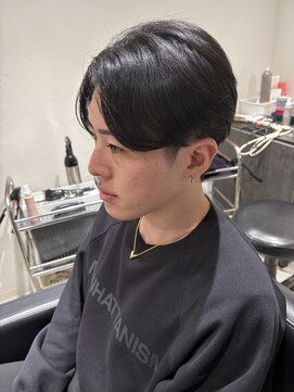 エクシア(EXCIA) メンズ/センターパート/曲がる縮毛矯正