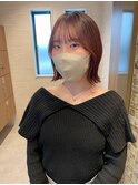 切りっぱなしボブ 髪質改善ストレート