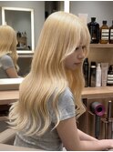 ホワイトグラデーション、ホワイトブリーチ、シールエクステ